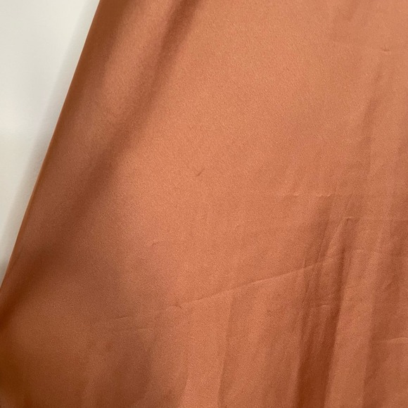 Show Me Your Mumu Jasmine Halter Maxi Dress Copper Luxe Satin Medium - Picture 8 of 10